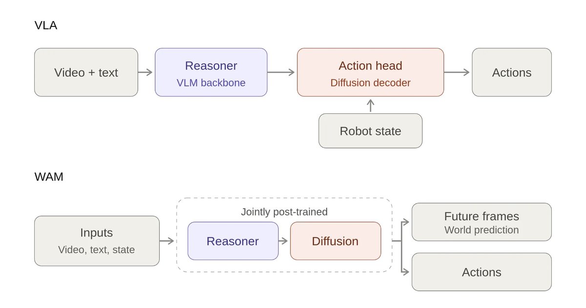World Action Models jointly predict future observations and actions